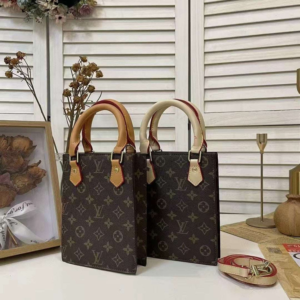 Classic Tote Bag With Crossbody Strap-1-2