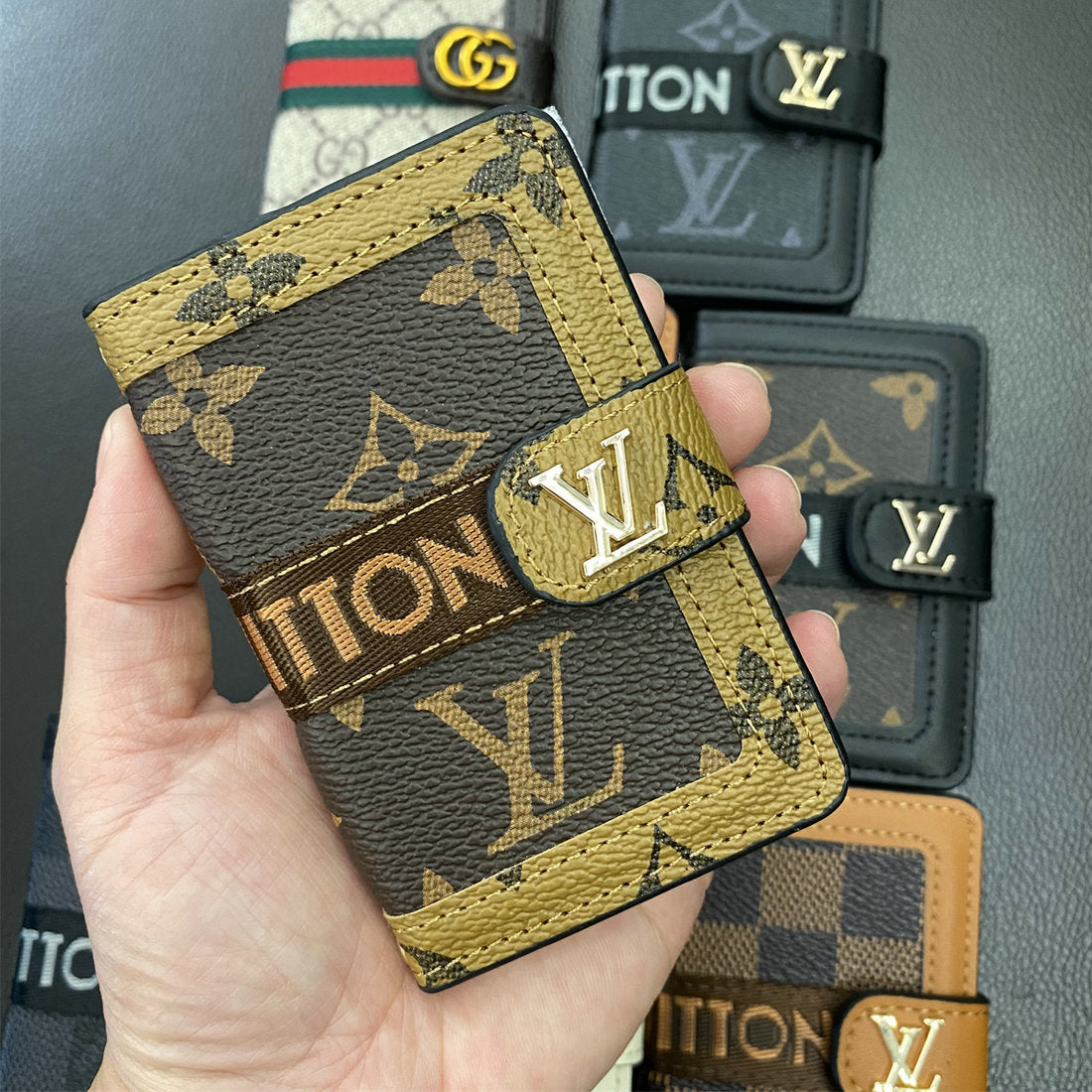 Leather High Quality Flip Card Holder