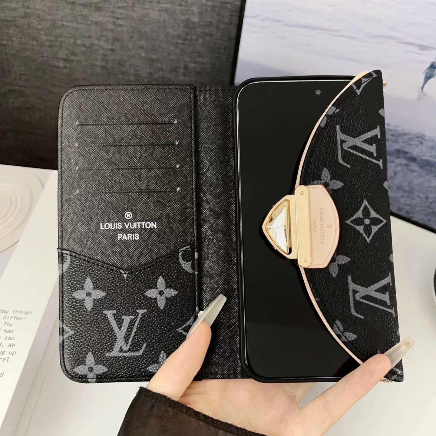 New Wallet Design Phone Cover For iPhone