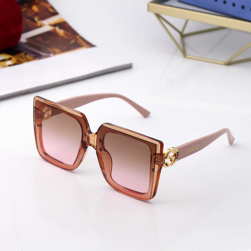 New Square Frame Environmentally Friendly PC Sunglasses 7139s