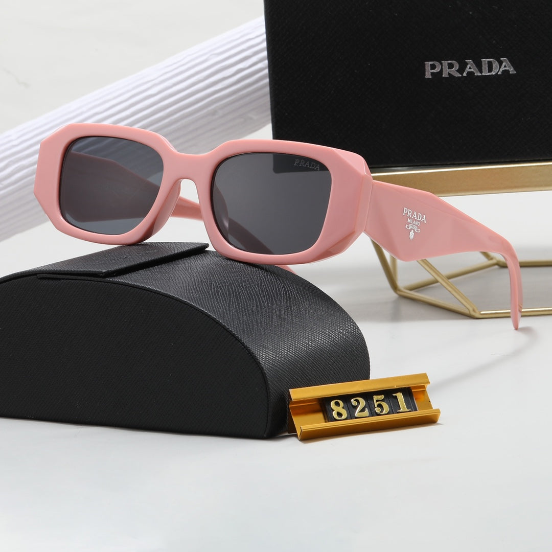 Polygonal Retro Unisex Sunglasses 8251s
