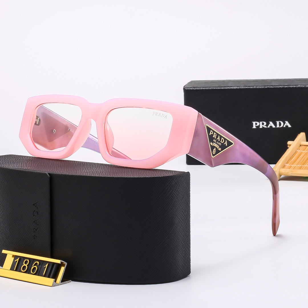 Retro Polygonal Mesh Unisex Sunglasses 1861s