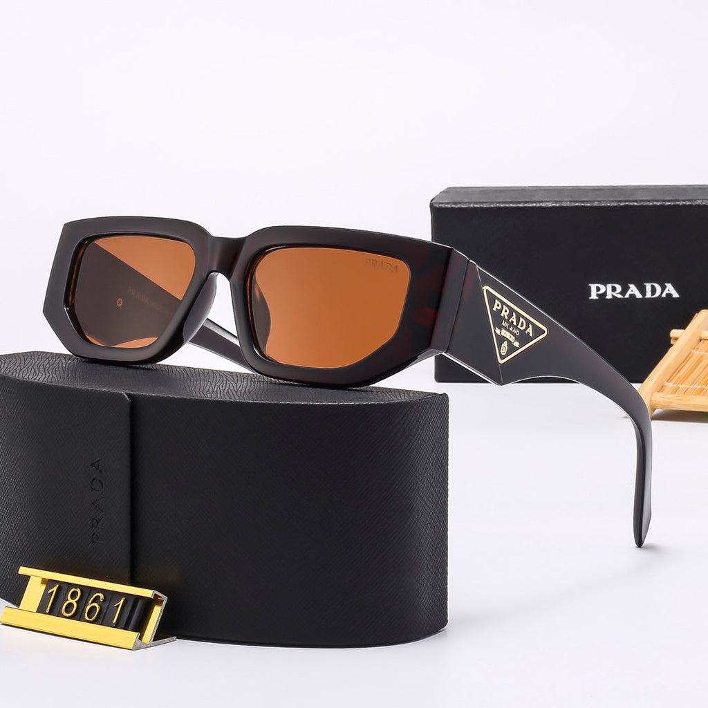 Retro Polygonal Mesh Unisex Sunglasses 1861s
