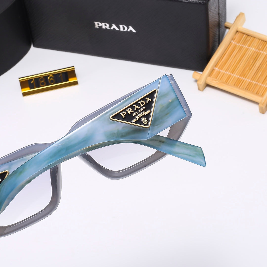 Retro Polygonal Mesh Unisex Sunglasses 1861s