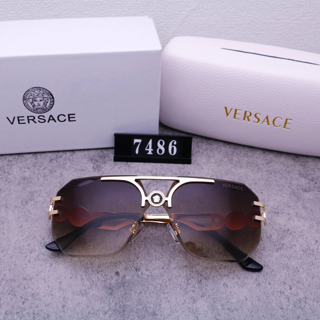 Stylish Medusa Rimless Sunglasses 7486s
