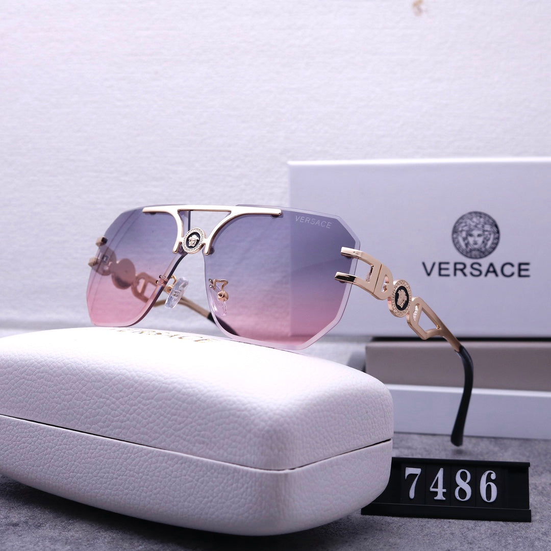 Stylish Medusa Rimless Sunglasses 7486s