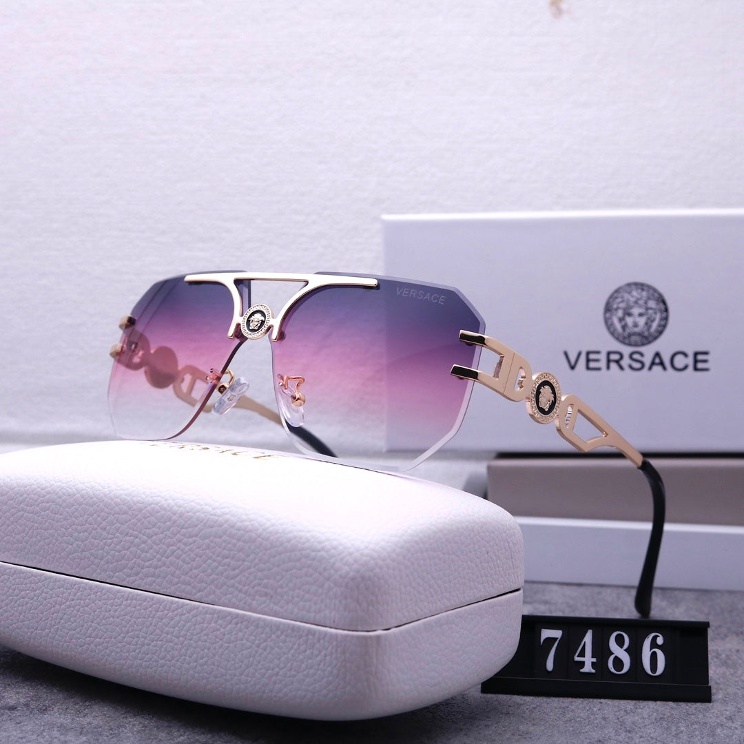 Stylish Medusa Rimless Sunglasses 7486s