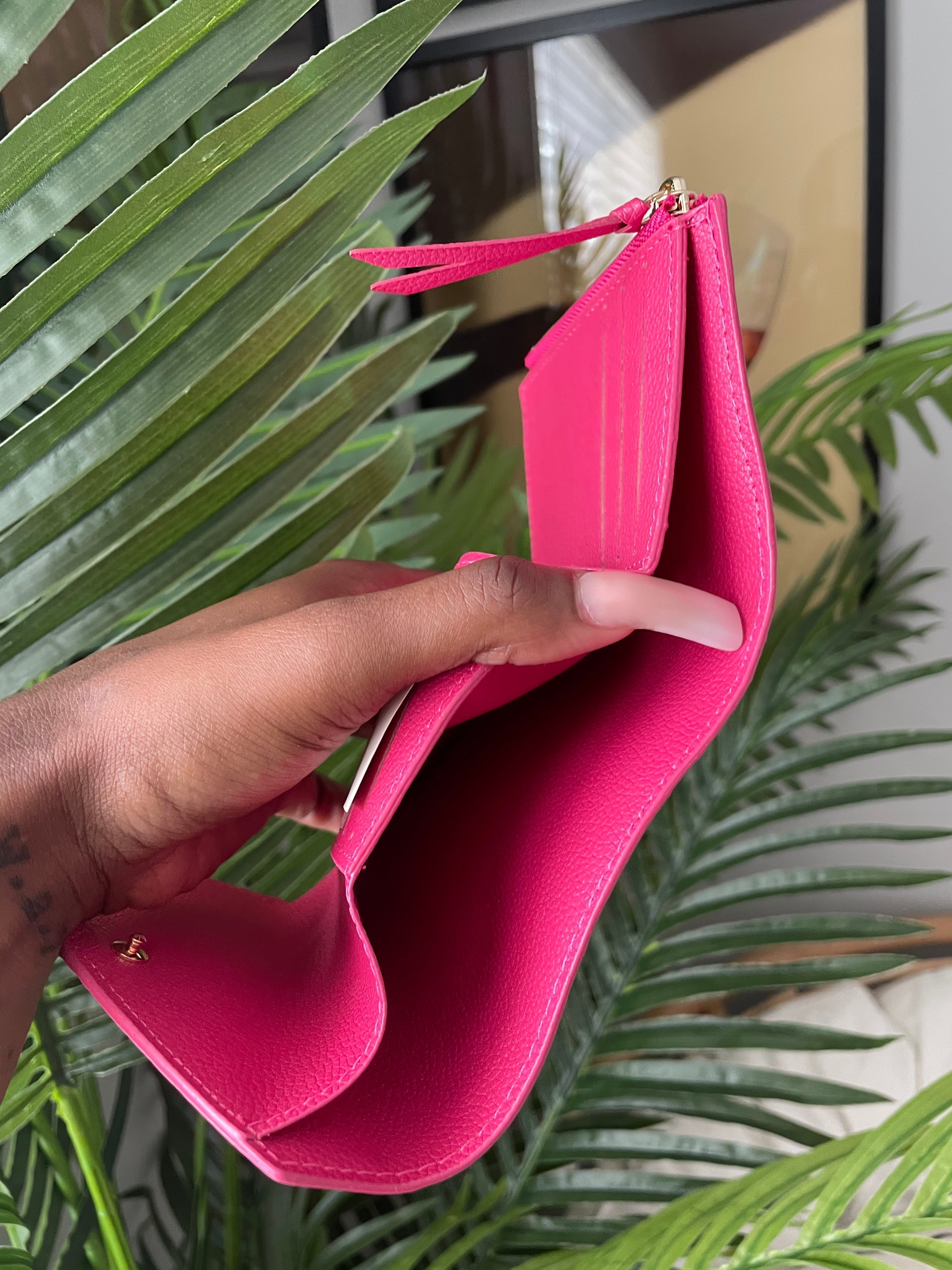 Dark Pink Wallet Clips