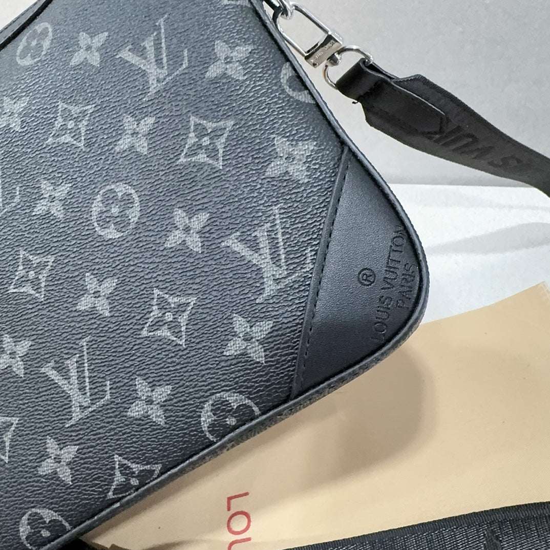 Classic Monogram Trio Messenger Bag - A Fashion Must-Have-1-2