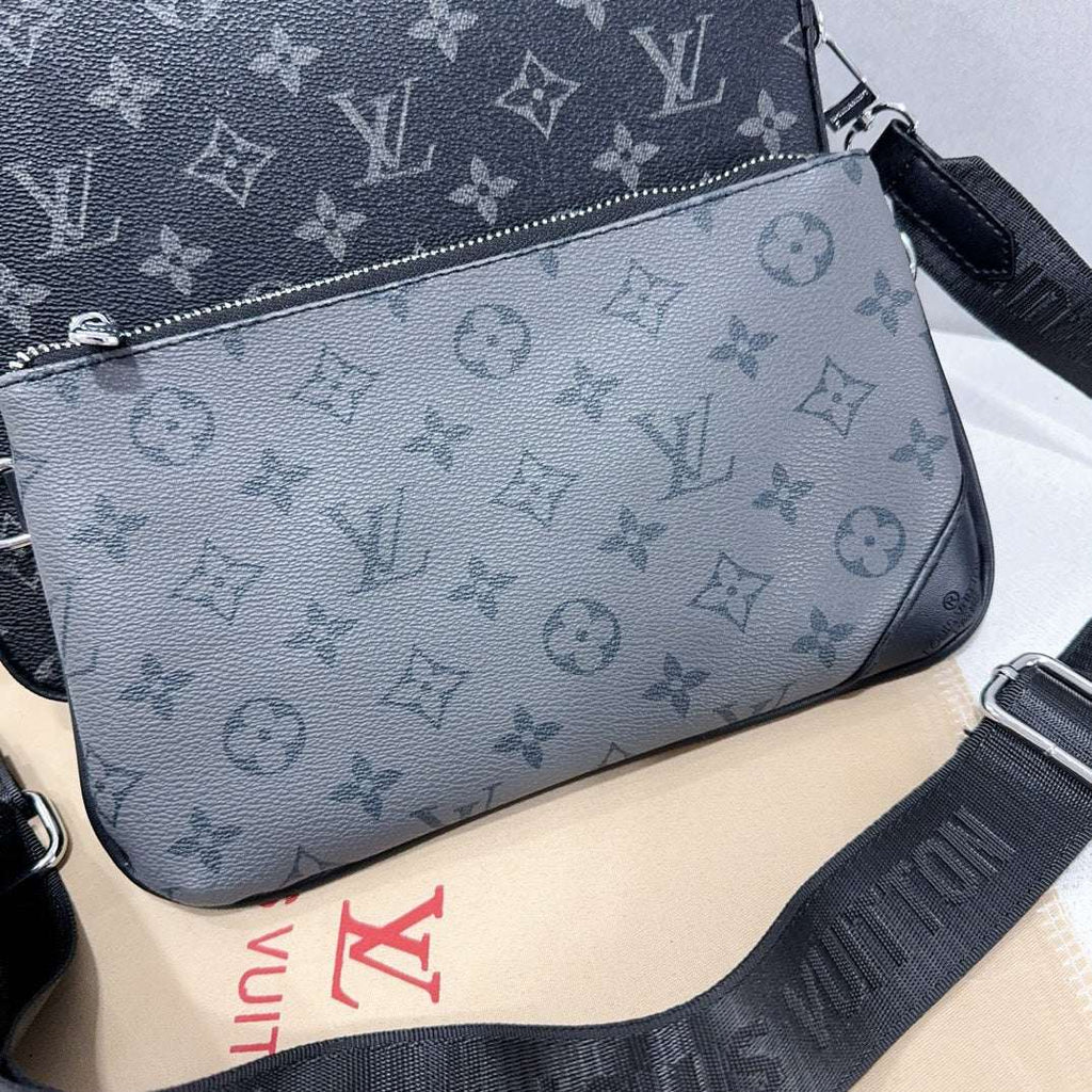 Classic Monogram Trio Messenger Bag - A Fashion Must-Have-1-2