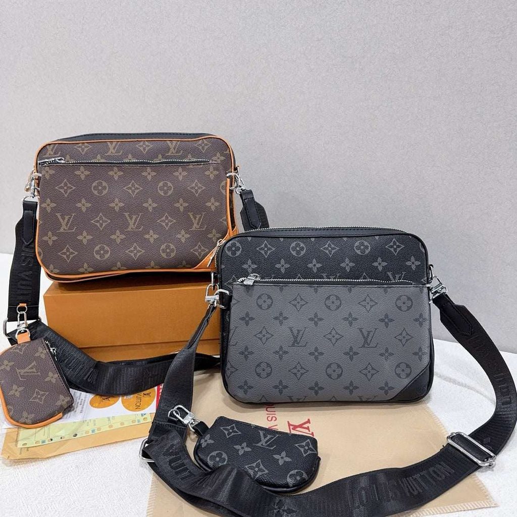 Classic Monogram Trio Messenger Bag - A Fashion Must-Have-1-2