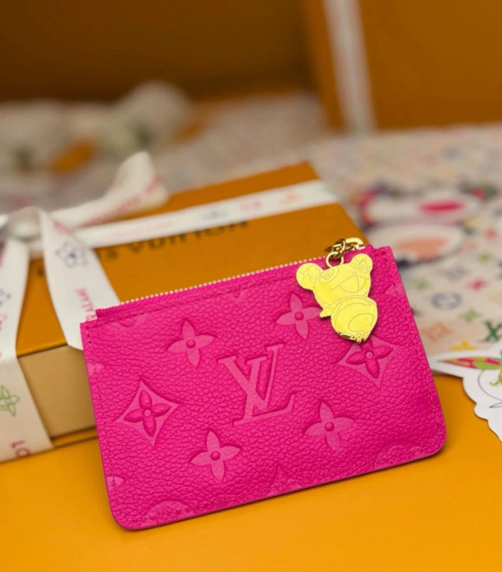 L--Inspired Card Holder Wallet: Chic & Functional!s