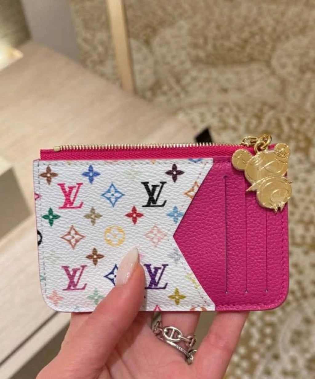 L--Inspired Card Holder Wallet: Chic & Functional!s