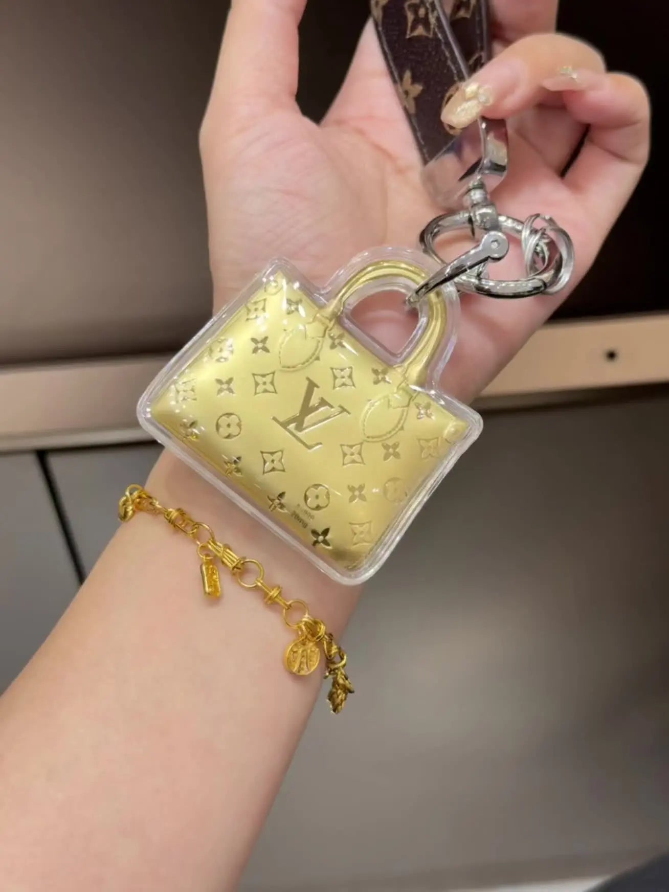 Keychain Gold Mini Bags