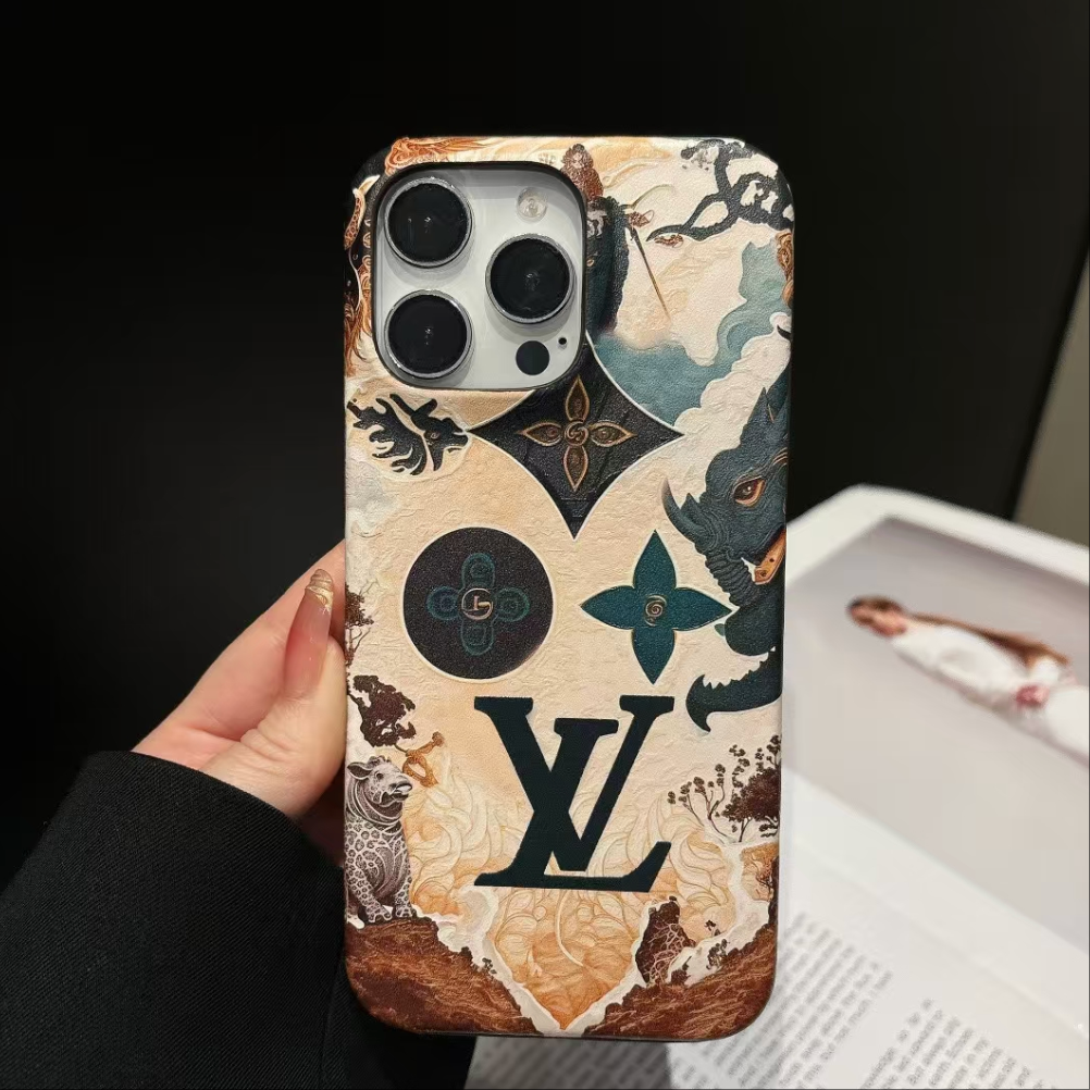 Brown Pattern Phone Case For iPhone